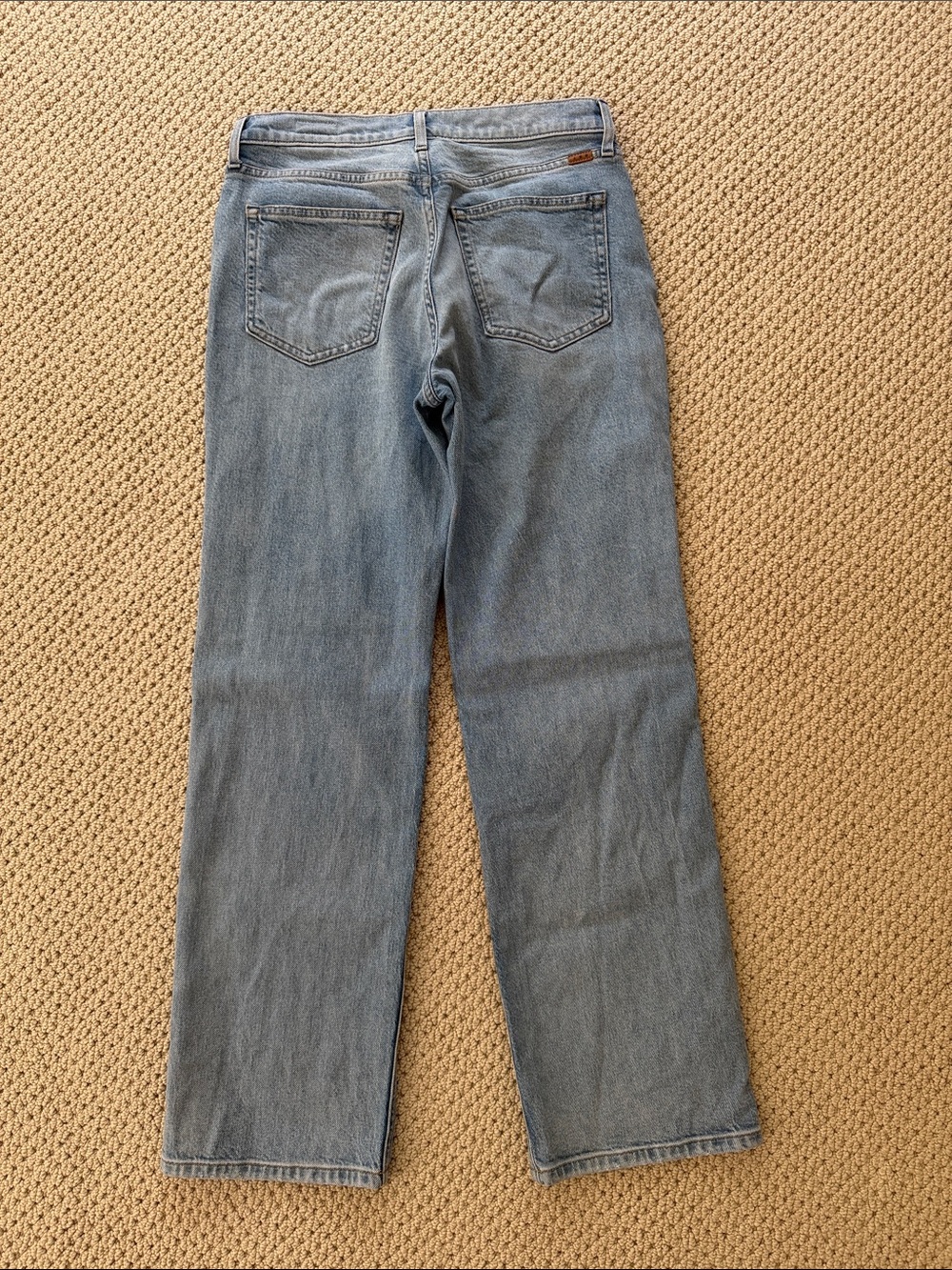 AYR The Roadie Light Blue High-Rise Straight Jeans - Picture 3 of 9